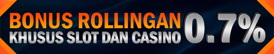 Bonus Rollingan 0.7% Slot dan Live Casino Visa4d